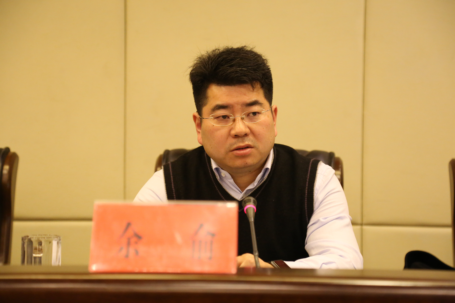 集團公司黨委書記、董事長余俞做動員講話.JPG