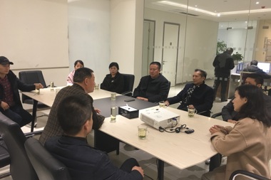 集團公司總經(jīng)理尹翔帶隊進行項目調研