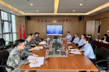 常德軍分區(qū)領導調(diào)研財鑫集團民兵建設和武裝工作