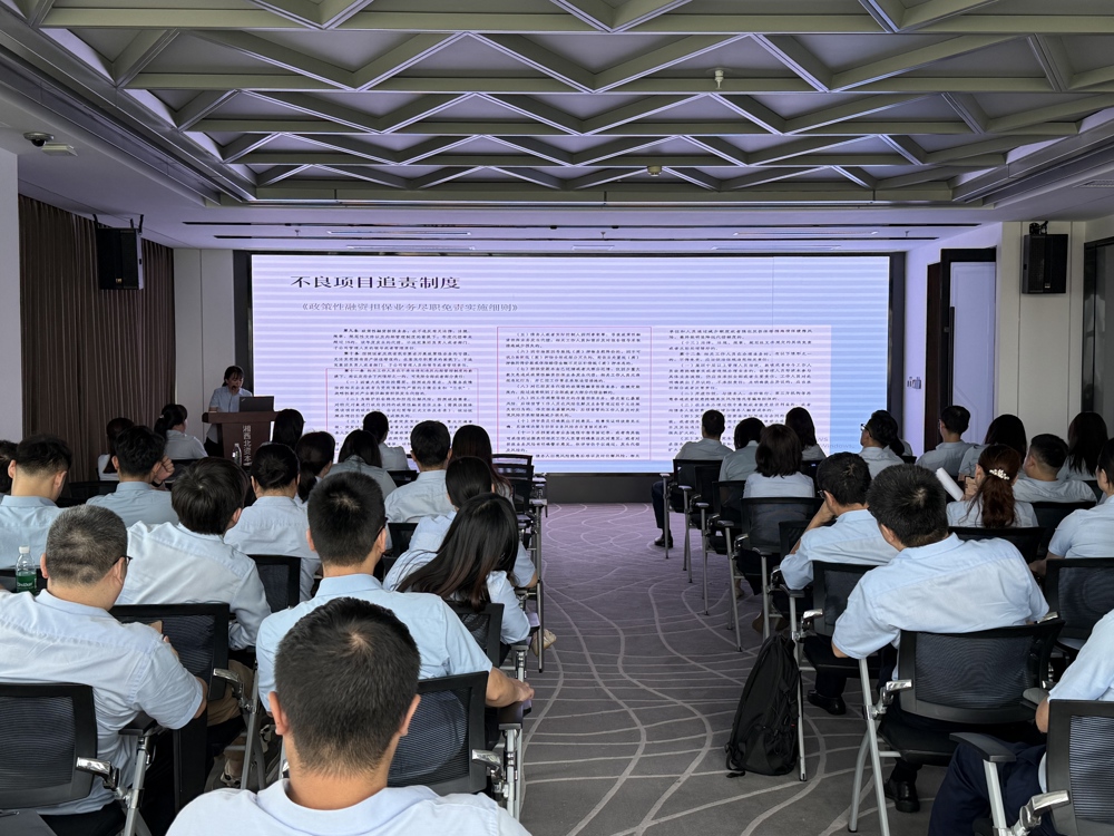 圖為《不良項目失職失責典型案例》培訓